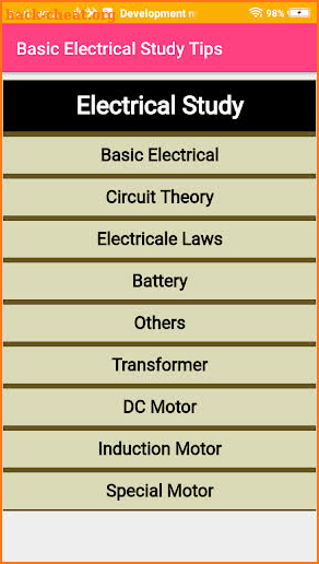 Basic Electrical Study Tips screenshot