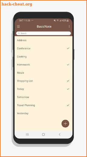 BasicNote - Notes, Notepad screenshot