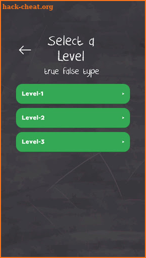 Basics learning quiz game screenshot