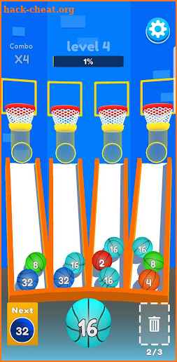Basket 2048 screenshot