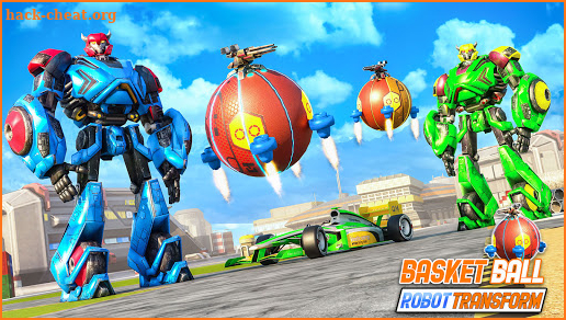 Basket Ball Robot Transform wars: Robot Car Game screenshot