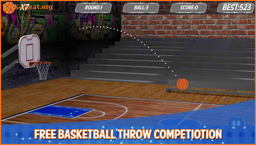 Basketball 2018 - Free Throw Basketball screenshot