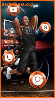 Basketball Dunk 3D Theme screenshot