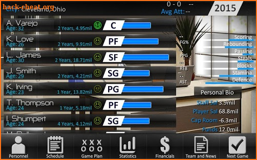 Basketball Dynasty Manager 16 screenshot