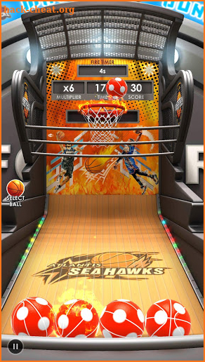 Basketball Flick 3D screenshot