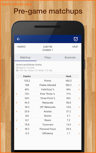 Basketball NBA 2018 Schedule & Scores: PRO Edition screenshot