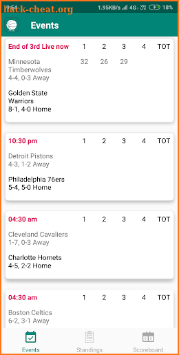 Basketball NBA Live - NBA Score, Stats, Schedules screenshot