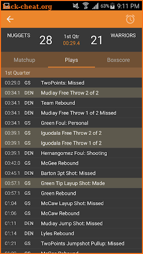 Basketball NBA Live Scores, Stats, & Plays 2018 screenshot