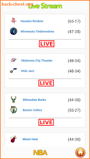 Basketball NBA Live Streaming screenshot