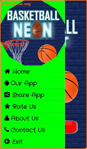 BasketBall Neon Game screenshot