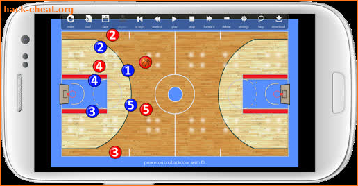 Basketball Play Designer and Coach Tactic Board screenshot