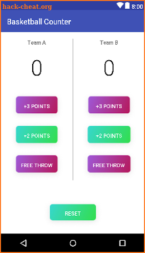 Basketball-point counter screenshot