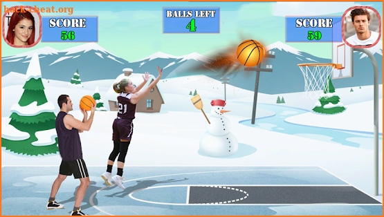 Basketball Real Dunk Hit screenshot