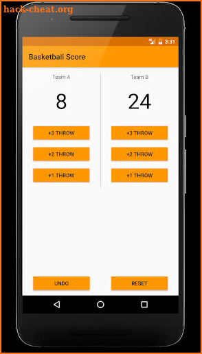 Basketball Score Counter screenshot