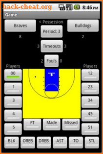 Basketball Scorebook & Charts screenshot
