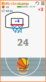 Basketball shooter challenge screenshot