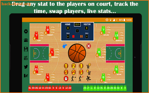 Basketball Stats Assistant Pro screenshot