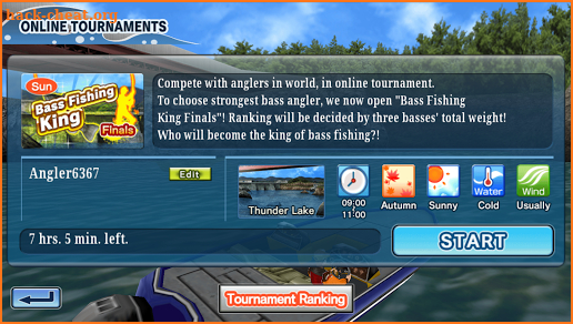 Bass Fishing 3D on the Boat screenshot