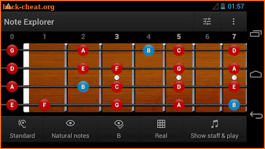 Bass Guitar Note Trainer screenshot