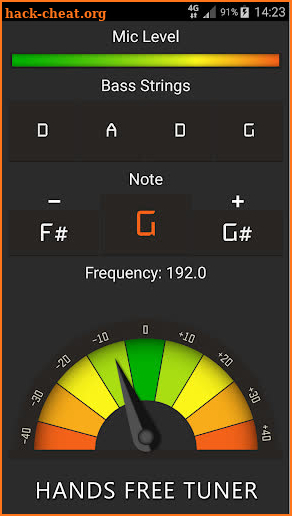 Bass Tuner Free screenshot
