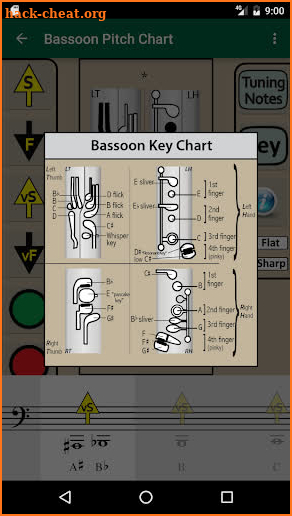 Bassoon Fingering & Tuning screenshot