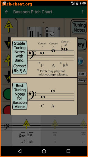 Bassoon Fingering & Tuning screenshot