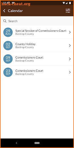 Bastrop County screenshot