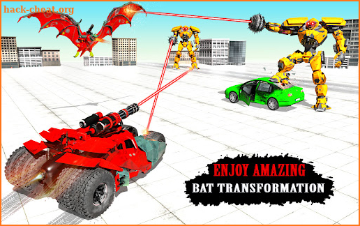 Bat Robot Car transform games screenshot