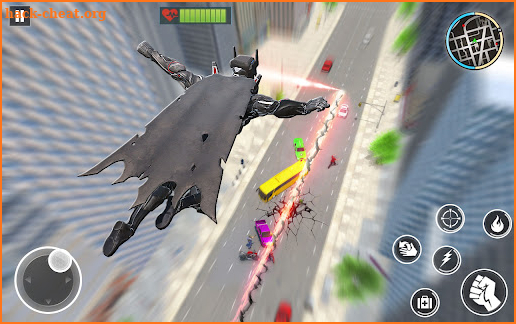 Bat Robot Hero Man Bat Games screenshot