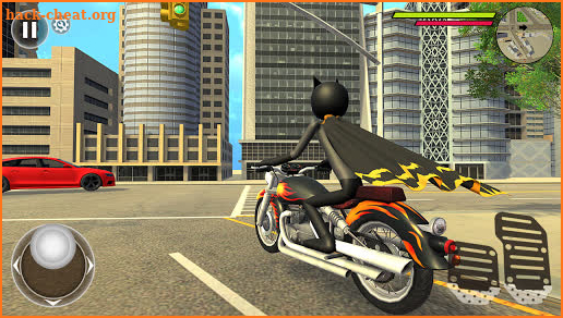 Bat Rope Hero Stickman Crime - Gangster Mafia Game screenshot