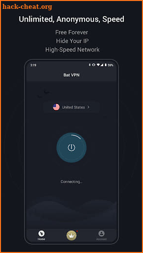 Bat VPN screenshot