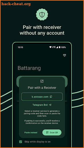 Battarang Notifier screenshot