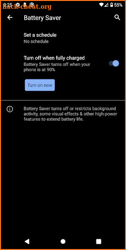 Battery screenshot