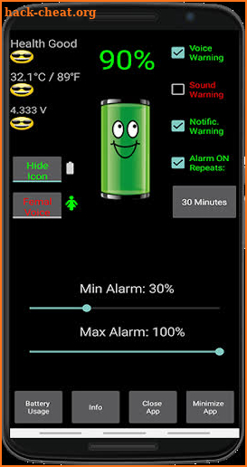 Battery Alarm screenshot