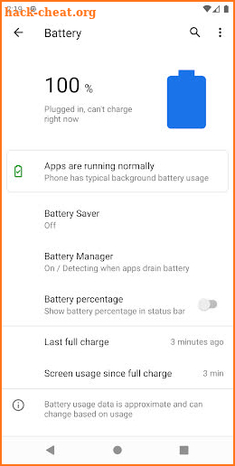 Battery & Memory Observer screenshot