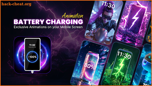 Battery Charging Animation App screenshot