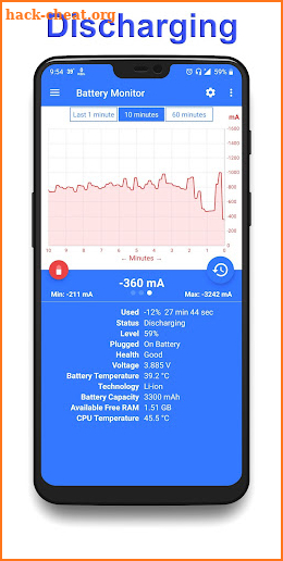 Battery Charging Monitor - Ampere Meter screenshot