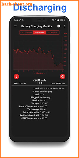 Battery Charging Monitor Pro - No Ads screenshot