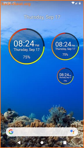 Battery Clock screenshot