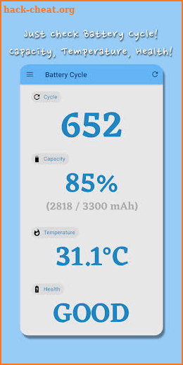 Battery Cycle screenshot