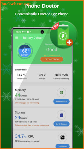 Battery Doctor - Phone Faster and Cleaner screenshot