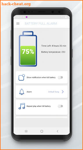 Battery Full Notification - Battery Tracker screenshot