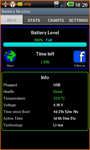 Battery Monitor Widget Pro screenshot