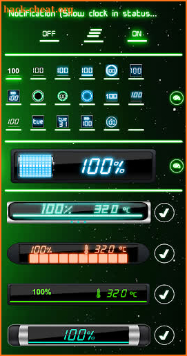 Battery Neon Widget screenshot
