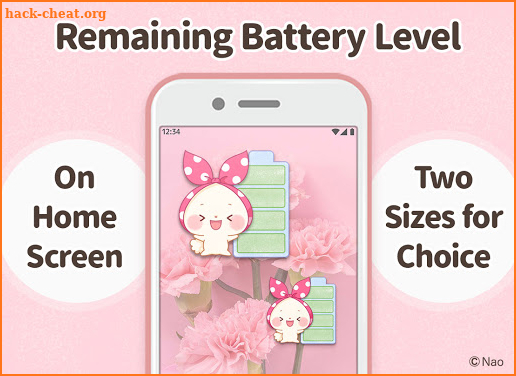 Battery Saver & Battery Widget : Mochizukin-chan screenshot
