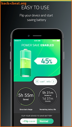 Battery Saver & Charge Optimizer - Flip & Save screenshot