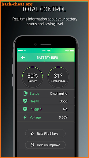 Battery Saver & Charge Optimizer - Flip & Save screenshot