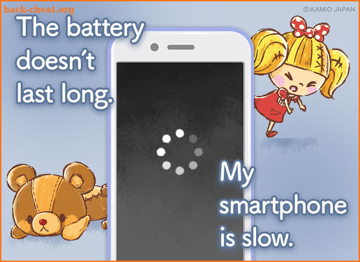 Battery Saver Cute Characters screenshot