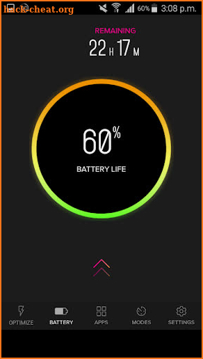 Battery Saver "extend battery life". screenshot
