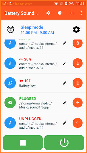 Battery Sound Notification screenshot
